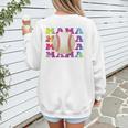 Baseball Mama Sport Women Proud Baseball Mom Raglan Baseball Tee Women's Sweatshirt Back Print