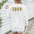 Baseball Mama Yellow Leopard Print Baseball Mom Gear Sports Women's Sweatshirt Back Print Baseball Mama Yellow Leopard Print Baseball Mom Gear Sports Women's Sweatshirt Back Print