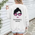 Baseball Mom Activity Mom Women's Sweatshirt Back Print Baseball Mom Activity Mom Women's Sweatshirt Back Print