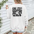 In My Baseball Mom Era Retro Groovy Sports Parent Women's Sweatshirt Back Print In My Baseball Mom Era Retro Groovy Sports Parent Women's Sweatshirt Back Print