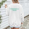 In My Baseball Mom Era Tee Game Day Baseball Mom Life Women's Sweatshirt Back Print In My Baseball Mom Era Tee Game Day Baseball Mom Life Women's Sweatshirt Back Print