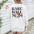 Baseball Mom Game Day Game Day Women's Sweatshirt Back Print Baseball Mom Game Day Game Day Women's Sweatshirt Back Print