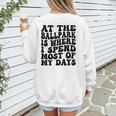 Baseball Mom Good For Baseball Boys Kids Men Women Women's Sweatshirt Back Print Baseball Mom Good For Baseball Boys Kids Men Women Women's Sweatshirt Back Print