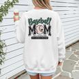 Baseball Mom Green Varsity Baseball Mama Cute Mother's Day Women's Sweatshirt Back Print Baseball Mom Green Varsity Baseball Mama Cute Mother's Day Women's Sweatshirt Back Print
