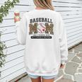 Baseball Mom Leopard Like a Normal But Louder And Prouder Women's Sweatshirt Back Print Baseball Mom Leopard Like a Normal But Louder And Prouder Women's Sweatshirt Back Print