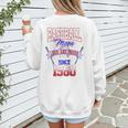 Baseball Mom Loud & Proud Since 1980 Raglan Baseball Tee Women's Sweatshirt Back Print