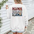 Baseball Mom Baseball Mama Game Day School Sport Women's Sweatshirt Back Print Baseball Mom Baseball Mama Game Day School Sport Women's Sweatshirt Back Print