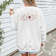Baseball Mom Mama Mother's Day Player Women's Sweatshirt Back Print Baseball Mom Mama Mother's Day Player Women's Sweatshirt Back Print