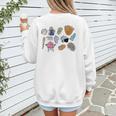 Baseball Mom Baseball Mama Women's Sweatshirt Back Print