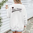 Baseball Mom Mothers Against Baseball Pants Women's Sweatshirt Back Print
