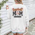 Baseball Mom Orange Varsity Baseball Mama Cute Mother's Day Women's Sweatshirt Back Print Baseball Mom Orange Varsity Baseball Mama Cute Mother's Day Women's Sweatshirt Back Print