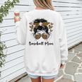 Baseball Mom Baseball Player Mom Women's Sweatshirt Back Print