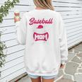 Baseball Mom Raglan Baseball Tee Women's Sweatshirt Back Print