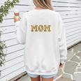 Baseball Mom Sport Baseball Lover Mother's Day Women's Sweatshirt Back Print Baseball Mom Sport Baseball Lover Mother's Day Women's Sweatshirt Back Print