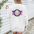 Baseball Mom Sports Mom Proud Baseball Mom Premium Women's Sweatshirt Back Print