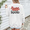 Baseball Mom Squad For Baseball Mom Women's Sweatshirt Back Print Baseball Mom Squad For Baseball Mom Women's Sweatshirt Back Print