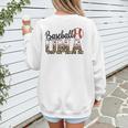 Baseball Oma Women BallPark Oma Baseball Mom Mother's Day Women's Sweatshirt Back Print