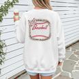 Baseball-Shirt Women Mama Mother Baseball Mom Premium Women's Sweatshirt Back Print