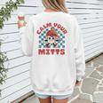 Calm Your Mitts Baseball Mom Sport Lover Women's Sweatshirt Back Print Calm Your Mitts Baseball Mom Sport Lover Women's Sweatshirt Back Print