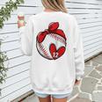 Custom Baseball Mom Number 12 Heart For Mom Mommy Raglan Baseball Tee Women's Sweatshirt Back Print Custom Baseball Mom Number 12 Heart For Mom Mommy Raglan Baseball Tee Women's Sweatshirt Back Print