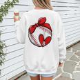 Custom Baseball Mom Number 8 Heart For Mom Mommy Raglan Baseball Tee Women's Sweatshirt Back Print Custom Baseball Mom Number 8 Heart For Mom Mommy Raglan Baseball Tee Women's Sweatshirt Back Print