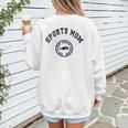 Eat Sleep Sports Hockey Cheer Baseball Mom Taxi Women's Sweatshirt Back Print