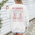My Favorite Baseball Player Calls Me Mom Proud Baseball Mom Premium Women's Sweatshirt Back Print My Favorite Baseball Player Calls Me Mom Proud Baseball Mom Premium Women's Sweatshirt Back Print