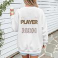 My Favorite T-Ball Player Calls Me Mom Baseball Mom Tee Ball Women's Sweatshirt Back Print
