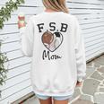Football Soccer Baseball Mom For Women Women's Sweatshirt Back Print Football Soccer Baseball Mom For Women Women's Sweatshirt Back Print