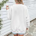 Game Day Baseball Mom Women's Sweatshirt Back Print