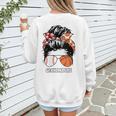 Grandma Life Basketball And Baseball Mom Funny Women's Sweatshirt Back Print Grandma Life Basketball And Baseball Mom Funny Women's Sweatshirt Back Print