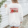 I'm A Baseball Mom Of Course I'm Broke Premium Women's Sweatshirt Back Print