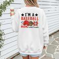 I'm A Baseball Mom Of Course I'm Broke Raglan Baseball Tee Women's Sweatshirt Back Print I'm A Baseball Mom Of Course I'm Broke Raglan Baseball Tee Women's Sweatshirt Back Print