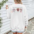 Let's Play Ball Boys Baseball Mom Women's Sweatshirt Back Print Let's Play Ball Boys Baseball Mom Women's Sweatshirt Back Print
