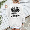 Loud & Proud Baseball Mommy Sports Lover Mom Women Women's Sweatshirt Back Print Loud & Proud Baseball Mommy Sports Lover Mom Women Women's Sweatshirt Back Print