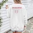 Loud And Proud Baseball Mom Baseball Mom Heart Women's Sweatshirt Back Print