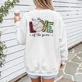For The Love Of The Game Day Baseball Mom Cheering Lovers Women's Sweatshirt Back Print For The Love Of The Game Day Baseball Mom Cheering Lovers Women's Sweatshirt Back Print