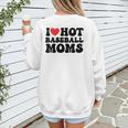 I Love Hot Baseball Moms Baseball Mom Sport Men Women Women's Sweatshirt Back Print I Love Hot Baseball Moms Baseball Mom Sport Men Women Women's Sweatshirt Back Print