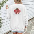 Mom Of Both Baseball Mom Mommy Premium Women's Sweatshirt Back Print Mom Of Both Baseball Mom Mommy Premium Women's Sweatshirt Back Print