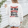 Moms Against Baseball Pants Baseball Mom Joke Women's Sweatshirt Back Print Moms Against Baseball Pants Baseball Mom Joke Women's Sweatshirt Back Print