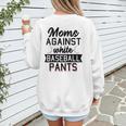 Moms Against White Baseball Pants Quote For a Baseball Mom Women's Sweatshirt Back Print Moms Against White Baseball Pants Quote For a Baseball Mom Women's Sweatshirt Back Print