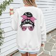 Mother Day Mama Retro Mama Mommy Baseball Mom Women's Sweatshirt Back Print Mother Day Mama Retro Mama Mommy Baseball Mom Women's Sweatshirt Back Print