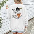 Proud Baseball MOM Sports & Softball Nostalgia Women's Sweatshirt Back Print