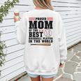 Proud Mom Of An Awesome Baseball Baseball Mom Women's Sweatshirt Back Print Proud Mom Of An Awesome Baseball Baseball Mom Women's Sweatshirt Back Print