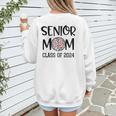 Proud Senior Baseball Mom Senior 2024 Class Leopard Game Day Raglan Baseball Tee Women's Sweatshirt Back Print Proud Senior Baseball Mom Senior 2024 Class Leopard Game Day Raglan Baseball Tee Women's Sweatshirt Back Print