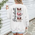 Retro Baseball Mom Mama Baseball Life Softball Life Game Day Women's Sweatshirt Back Print Retro Baseball Mom Mama Baseball Life Softball Life Game Day Women's Sweatshirt Back Print