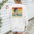 Retro Baseball Mom Sport Lover Vintage Women's Sweatshirt Back Print Retro Baseball Mom Sport Lover Vintage Women's Sweatshirt Back Print