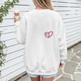 Senior Baseball Mom Class Of 2024 Baseball Player Son 2024 Women's Sweatshirt Back Print