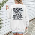 So God Made A Baseball Mom Baseball Player Premium Women's Sweatshirt Back Print
