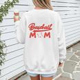 Somebody's Loud Mouth Baseball Mom Mama Premium Women's Sweatshirt Back Print